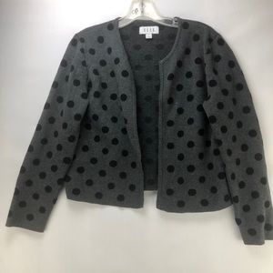 Elle cardigan polka dot sweater